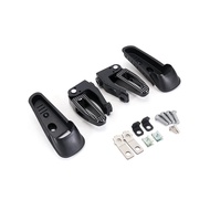 Motorcycle Accessories Rear Passenger Foot Pegs Mount Black Pedal for Vespa GTS 300 GTS300 Gts300 Gt