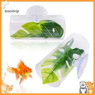 Acrylic Betta Fish Perch Betta Fish Tunnel Toy Acrylic Betta Fish Tunnel Cave with Leaf Pad Enhance 