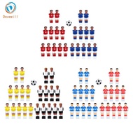 Dovewill 22pcs Foosball Men Guys Player Football Players Model Game Accessories