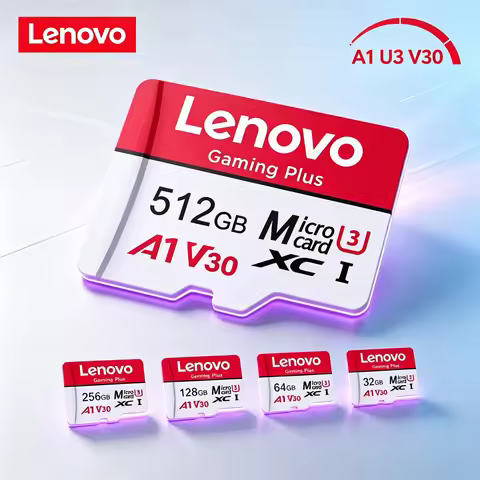 Lenovo Gaming Plus microSDXC-I Card 32GB 64GB 128GB 256GB 512GB Memory Card A1 C10 U3 V30 4K UHD vid