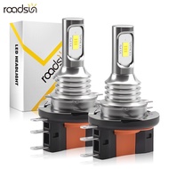 Roadsun 2pcs H15 Led Car Headlamp High Beam DRL Daytime Running Light 110W/Pair 12000LM 6000K Plug A