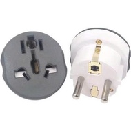 3-pin to 2-pin round adapter plug