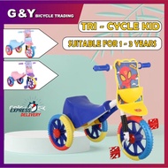 Sweet Kids 3 Wheel Tricycle / Rabbit Tricycle For Kids / Basikal Budak / Basikal Tiga Roda Arnab Untuk Umur 1-3 Tahun
