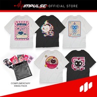 [Impulse Gaming Mascot] PULSE T-Shirt (Free Swag Pack w/ Wristband, Lanyard, Magnet, Keychain, Lapel