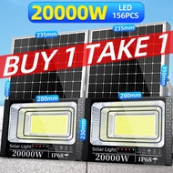 KKSKY ไฟโซล่าเซลล์ 5000W 20000W 80000W solar light ไฟภายนอกอาคาร ไฟสปอร์ตไลท์ ไฟฟลัดไลท์ สว่างสุดแรง