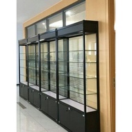 [100% authentic] Glass Display Cabinet Sample Display Cabinet Product Toy Rack Certificate Trophy Gi