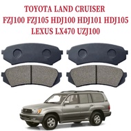REAR Ceramic brake pads TOYOTA LAND CRUISER LEXUS LX470 FZJ100 FZJ105 HDJ100 HDJ101 HDJ105 UZJ100 4.