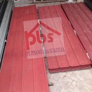 TEBAL 0.3mm SPANDEK PASIR MERAH / ATAP SPANDEK PASIR 0,3mm / Atap Galvalum T_y
