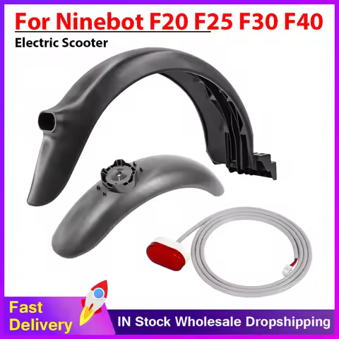 Front Rear Fender for Ninebot F20/F25/F30/F40/D18E/D28E/D38E Electric Scooter Tyre Splash Guard Mudg