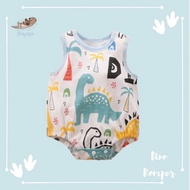 Babylisle - Summer Dino Romper | Short BABY BOY ROMPER | Short BABY BOY JUMPER