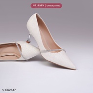 [PREMIUM]HA HUYEN women's 8cm high heels with embellished straps and 8cm metal stiletto heels - CG26