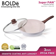 Bolde Super Pan Wok 26 cm GLASS LID BEIGE