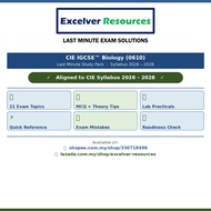 CIE IGCSE Biology 0610 Last Minute Study Pack 2026–2028 | Extended Revision eBook