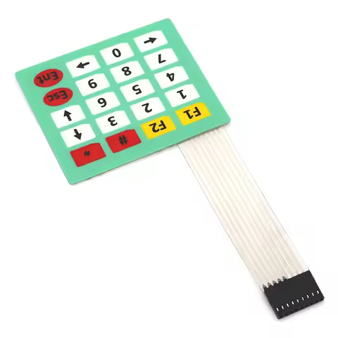 1x4 3x4 4x4 4x5 Matrix Keyboard Membrane Switch Keypad 4/12/16/20 Key for Arduino Smart Car DIY