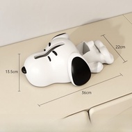 Snoopy เคสกระดาษเช็ดหน้า ชั้นวางของ ตู้เสื้อผ้า บ้าน ตกแต่ง รูปแบบเรียบง่าย หรูหรา วัสดุโพลีเอสเตอร์