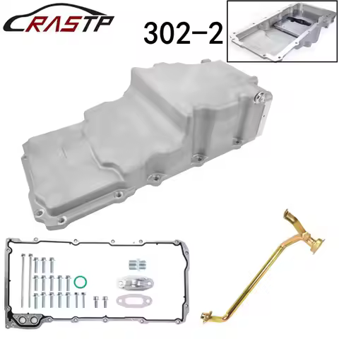 RASTP-302-2 LS Engine Swap Oil Pan Kit for LS1 LS2 LS3 LS6 4.8L 5.3L 6.0L 6.2L for Chevy/Camaro/Fire