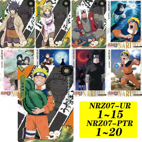 KAYOU NARUTO NRZ07-PTR 1~20 series NRZ07-UR 1~15 series Uchiha Madara Orochimaru Collection card toy