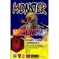 Villain MONSTER MEALWORM Hongkong Caterpillar Capsules channa Fish Feed