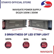 NAVIGATE SWITCHING POWER SUPPLY AC240V TO DC12V 100W / 200W TRANSFORMER LED DRIVER FOR LED STRIP LIG