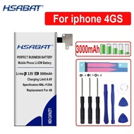 HSABAT High Capacity 3000mAh Battery for iPhone 4S