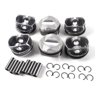 Promotion 06E107065CF Piston & Piston Rings Set Piston Pin 21mm Φ 84.5 mm STD for Au-di A6 A7 A8 2,8
