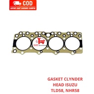 MESIN GASKET GASKET CLYNDER HEAD KOP DEKSEL ISUZU TLD58 NKR58 NHR58 ENGINE 4BE1
