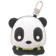 近全新 路易威登 LV 熊貓 Monogram M03397 白色/黑色/ブラウン鑰匙圈包飾 LV 0704 [二手]LOUIS VUITTON