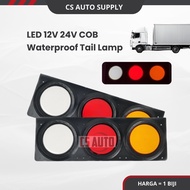 12V 24V LED COB Waterproof Lampu Belakang Tail Rear Light Lamp Lorry Trailer Treler Lori Kalis Air