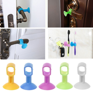 1Pcs Silicone Anti-collision House Door Stopper Doorknob Wall Mute Pad Cushion Cabinet Door Handle Lock