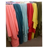 KATUN Cotton linen fabric Imported linen material plain linen Pure linen fabric
