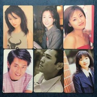 PRICE FOR ALL - YES咭精選 林心如;鄭秀文;深田恭子;古天樂;杜德偉;陳慧嫻 普咭 90年代 明星咭/卡/CARD. 共6張.,散賣每張25元.(免平郵及免雜費).