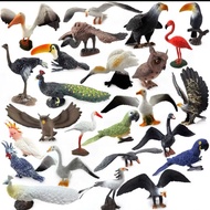 Miniature bird toys, simulation animals, gagak birds - cockatoo - camels - flamingos - eagles - eagl