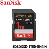 【MR3C】含稅公司貨 SanDisk 1TB Extreme Pro SD 1T 200MB/s 記憶卡