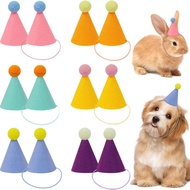 Dog Cat Rabbit Hair Ball Birthday Photo Decoration Birthday Hat Party Decoration