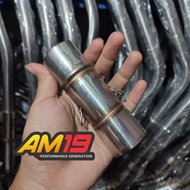 TERLARIS ..!! Slip on 38mm ke 38mm Adaptor Penyambung Leher 38mm ke silincer 38mm Memperpanjang Knalpot Racing Klx Crf Dtracker Wr155 Vario Beat Genio Xeon Mio Scoopy Nmax Aerox Pcx