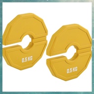 [uhktyltui.vn] 2PCS Gym Micro-Type Plates Dumbbell Fractional Weight Plate Rubber Fractional Weight 
