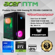 *CLEARANCE STOCK* Acer Predator Orion 3000  PO3-650-13400W11 i5-13400F 16GB  1TB SSD RTX4070 RTX 407