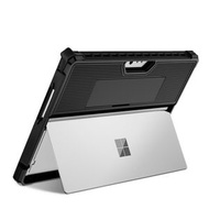 全城熱賣 - 適用於 Microsoft Surface Pro 8 條紋鏤空平板殼（黑色）