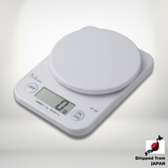 Compact Digital Kitchen Scale with Sample Batteries - 1g Accuracy, Up to 1kg Capacity, Model KF-100 