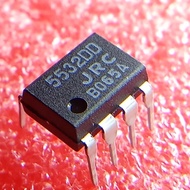 DIP-8 NE5532 NE5532P NE5532AP 5532DD NJM5532DD IC OP AMP 2ช่อง ราคาต่อ 1 ตัว