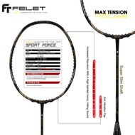 FELET Sport Force Badminton Racket [40LBS] [Red/Blue/Yellow/Orange] Free String & Grip 100% ORI by F