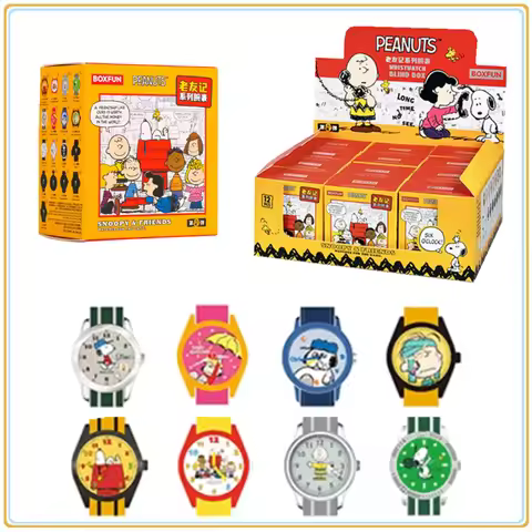 Authentic Maihe and Snoopy Peanuts Watch Blind Box Friends Joint Collection Trendy Peripheral Watche