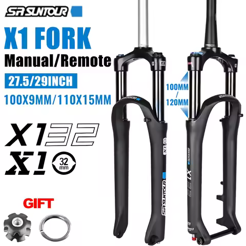Original SR SUNTOUR X1 XCR Mountain Bike Oil Spring Suspension Fork QR 100x9MM BOOST 110x15MM 27.5 2