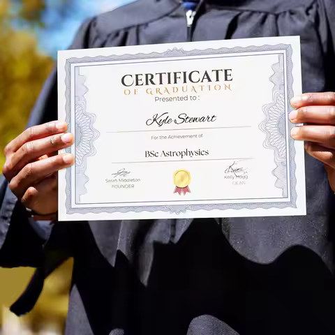 10Pcs Blank Certificate Paper Long Lasting for Class Diplomas and Sports Certificates Certificate Pa