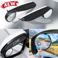 SCH Mitsubishi Car Side Rear View Mirror With Blind Spot Mirror Rain Eyebrow Visor Carbon Fiber Sun 