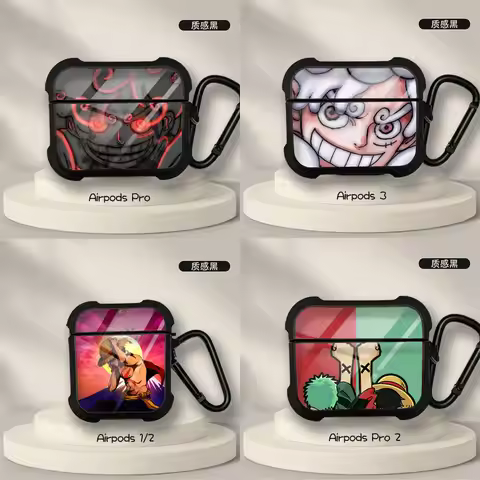Anime One Piece Gear 5 Luffy Zoro Fashion Protective Case for AirPods 3 for Airpods Pro 1 2 Wireless