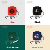 For EarFun Air Pro4 Case Cartoon Silicone One-piece Soft Case Creative Cute Lanyard Pendant EarFun A