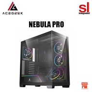 ACEGEEK Nebula Pro ATX Gaming PC Case (With 5Fans)