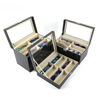 Jewelry Box Multi-Grid Glasses Storage Sunglasses Large-Capacity 8-Grid 12-Grid Multi-Function Doubl