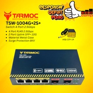 Tarmoc TSW-1004G+2S+ | 4 x 2.5 Gbps RJ45 + 2 x 10 Gbps SFP+ Desktop Switch Unmanaged